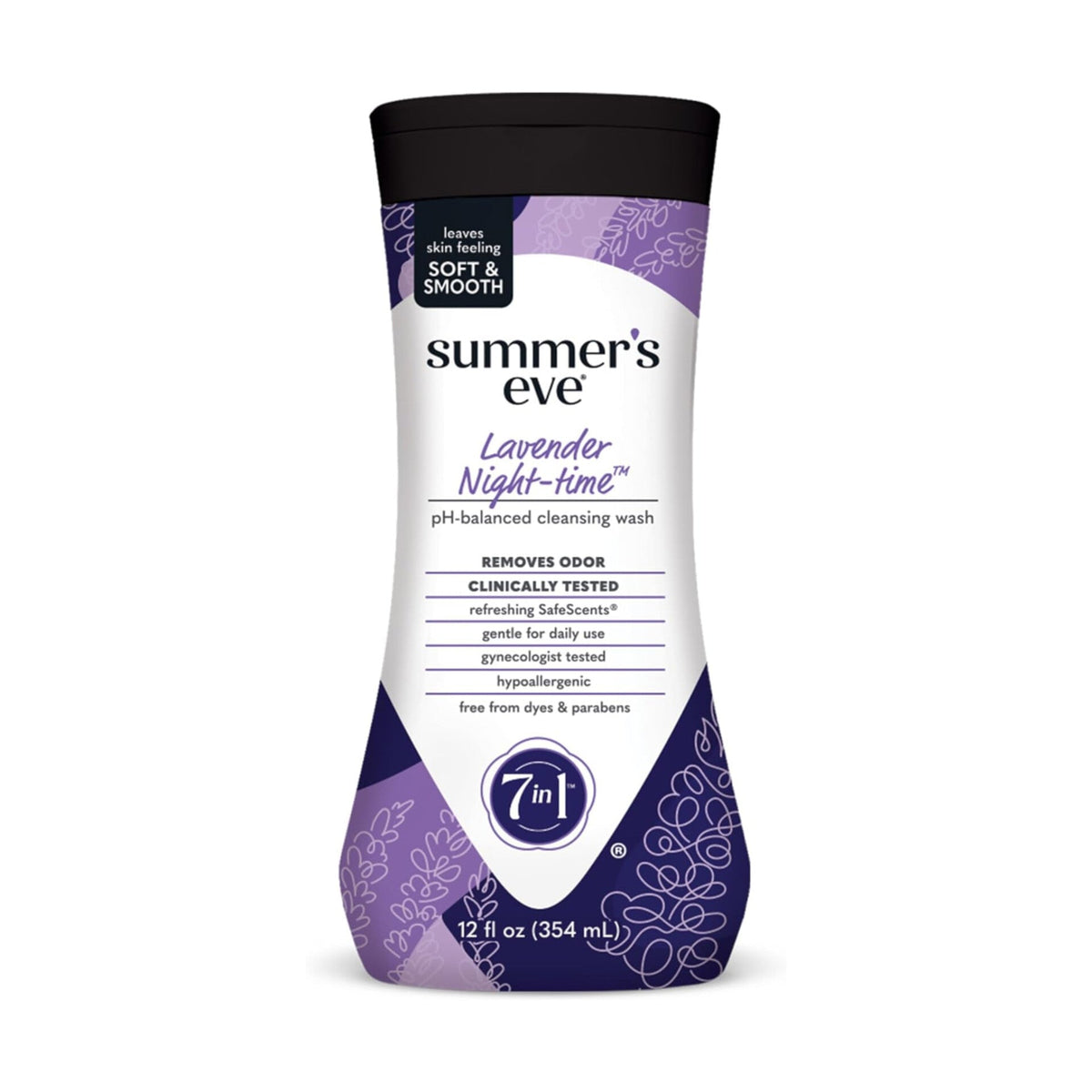 Summer's Eve - Cleansing Wash Lavender Night-time Daily Refreshing All Over Feminine Body Wash - 354ml