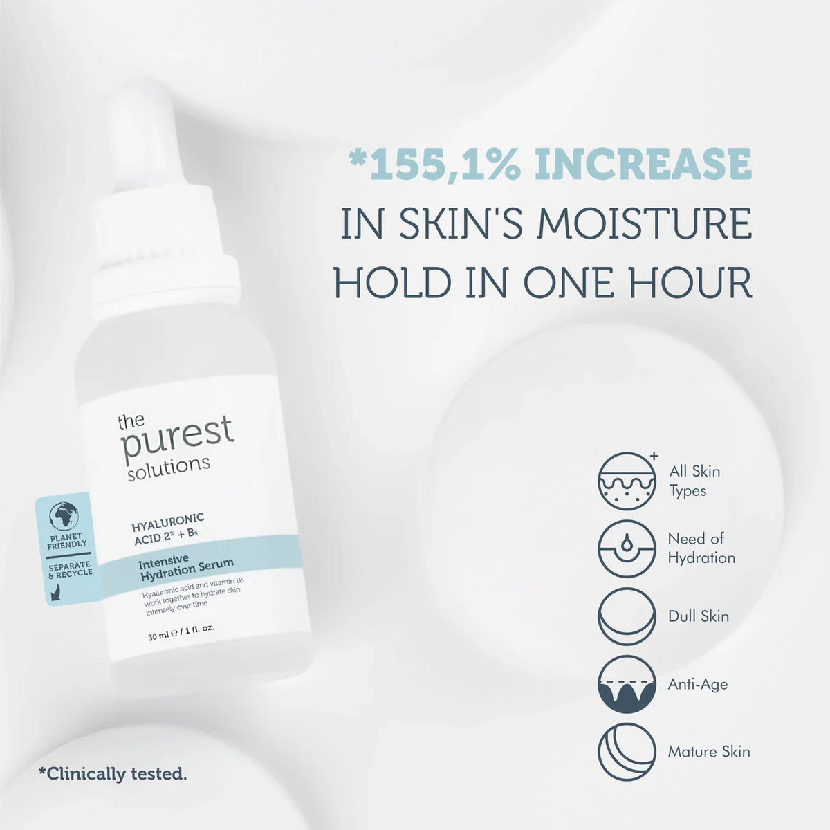 THE PUREST SOLUTIONS - Hyaluronic Acid 2% + B5 - 30ml