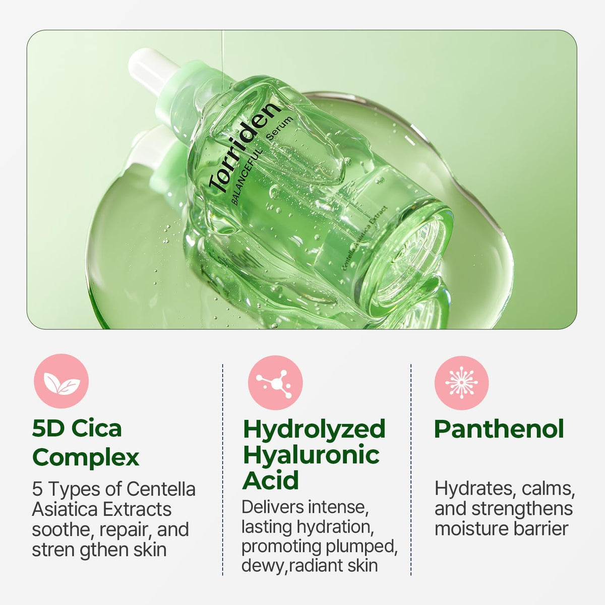 TORRIDEN - BALANCEFUL Cica Serum, Facial Essence - 50ml