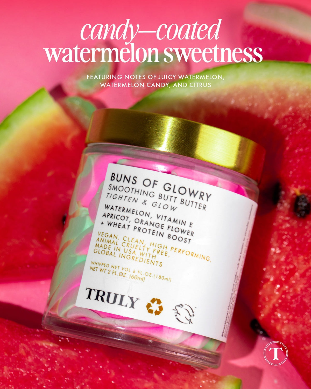 TRULY - Buns Of Glowry Smoothing Butt Polish - 60g