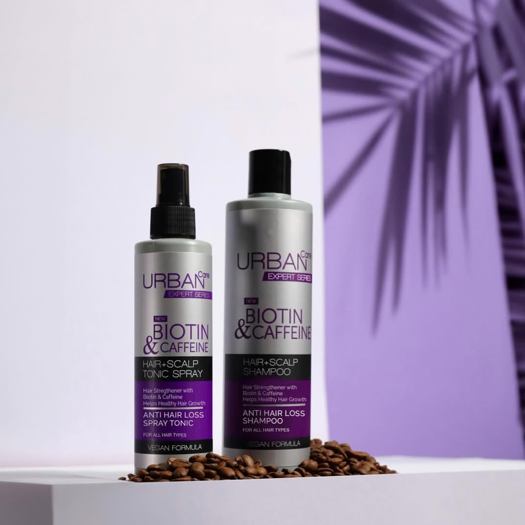 URBAN CARE - Conditioner Biotin et Caffeine, Hair + Scalp Conditioner - 350ml