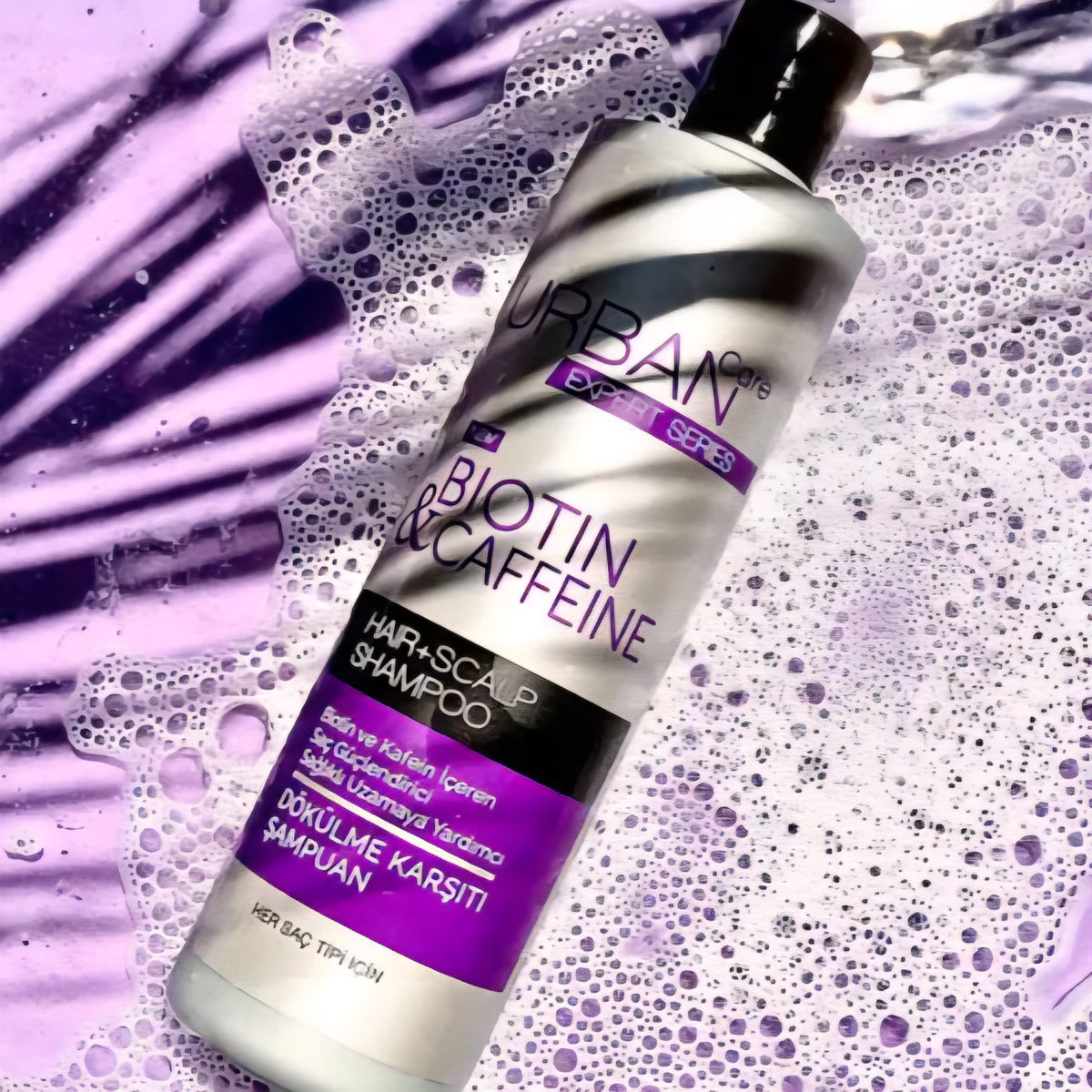 URBAN CARE - Duo Shampoo et Conditioner Biotin et Caffeine, Hair + Scalp - 350ml