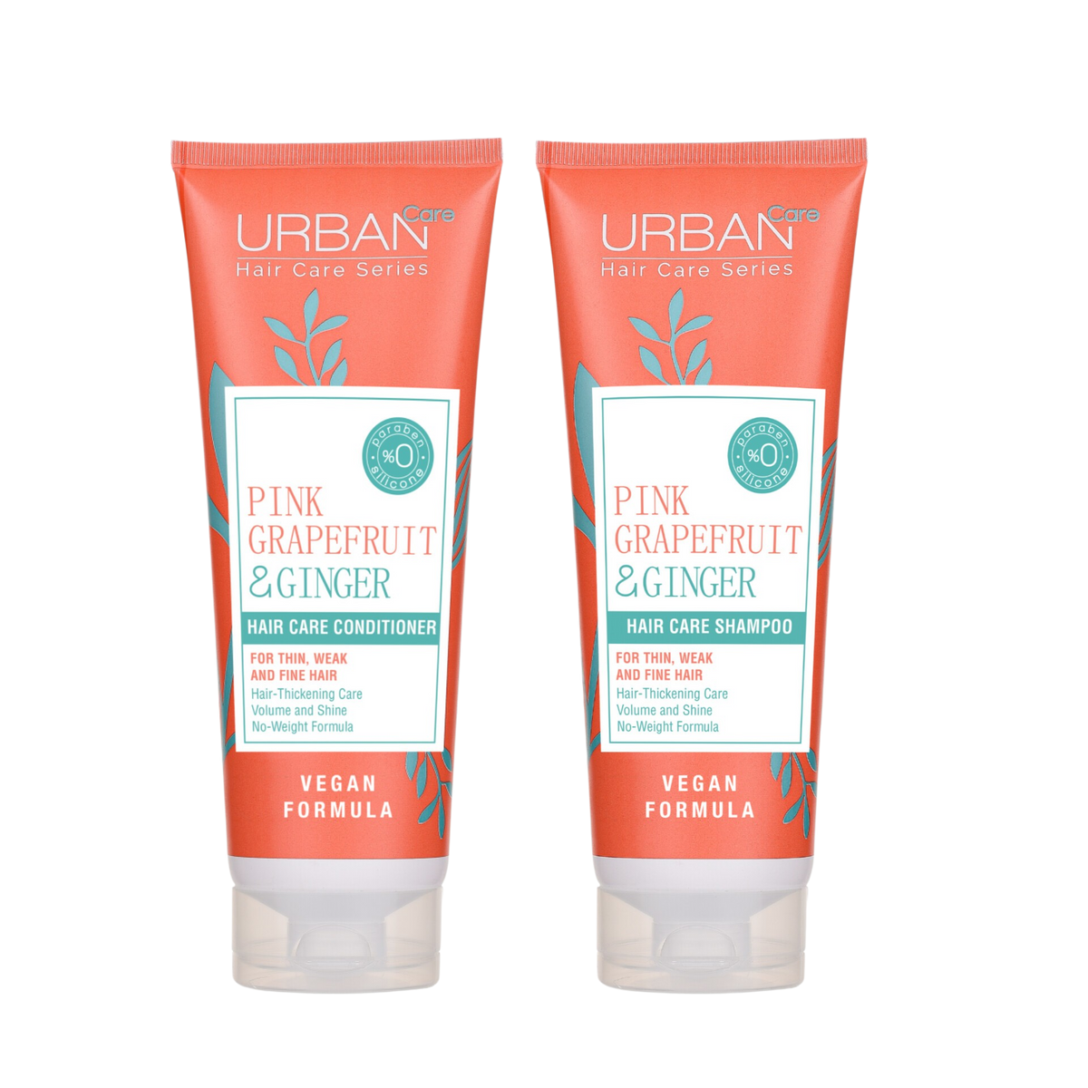 URBAN CARE - Duo Shampoo et Conditioner Pink Grapefruit & Ginger  - 2x250ml
