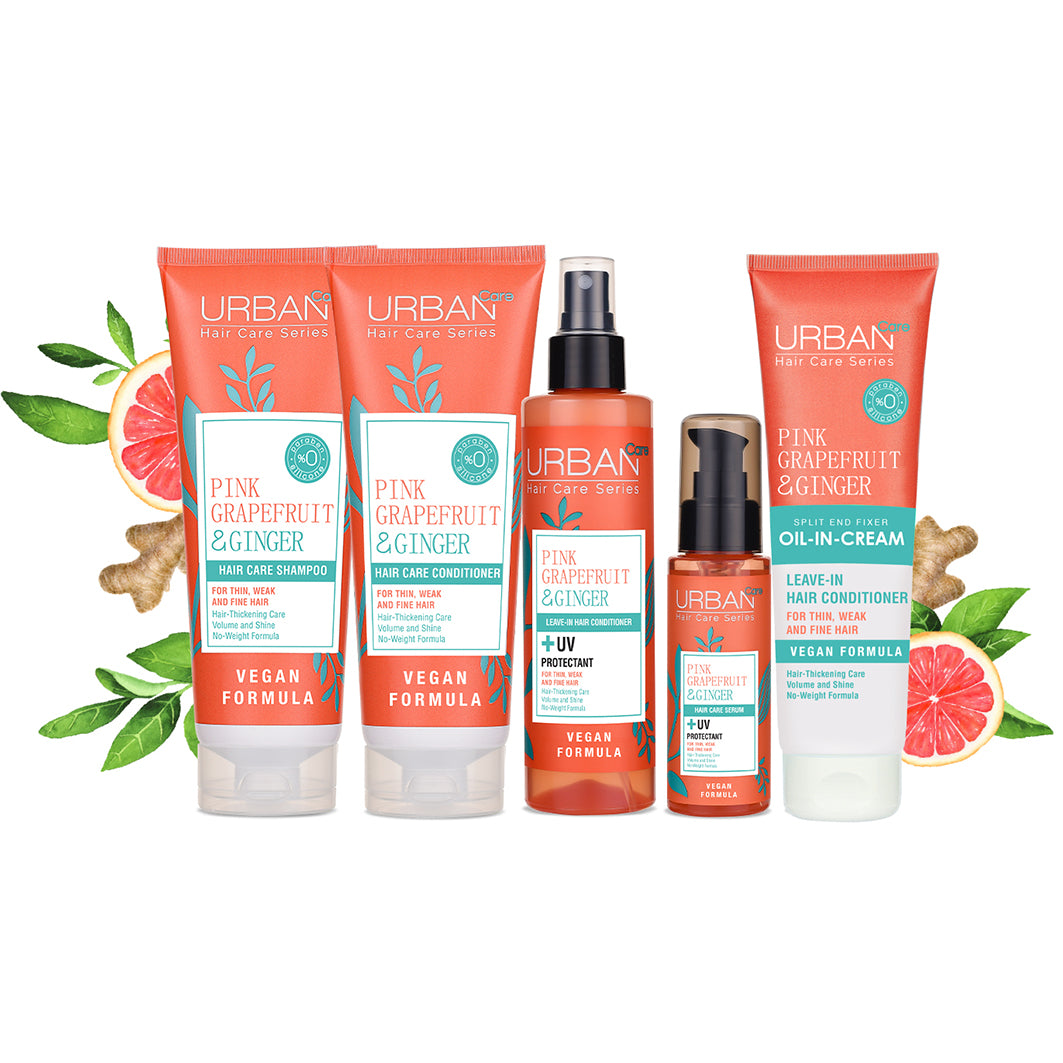 URBAN CARE - Duo Shampoo et Conditioner Pink Grapefruit & Ginger  - 2x250ml