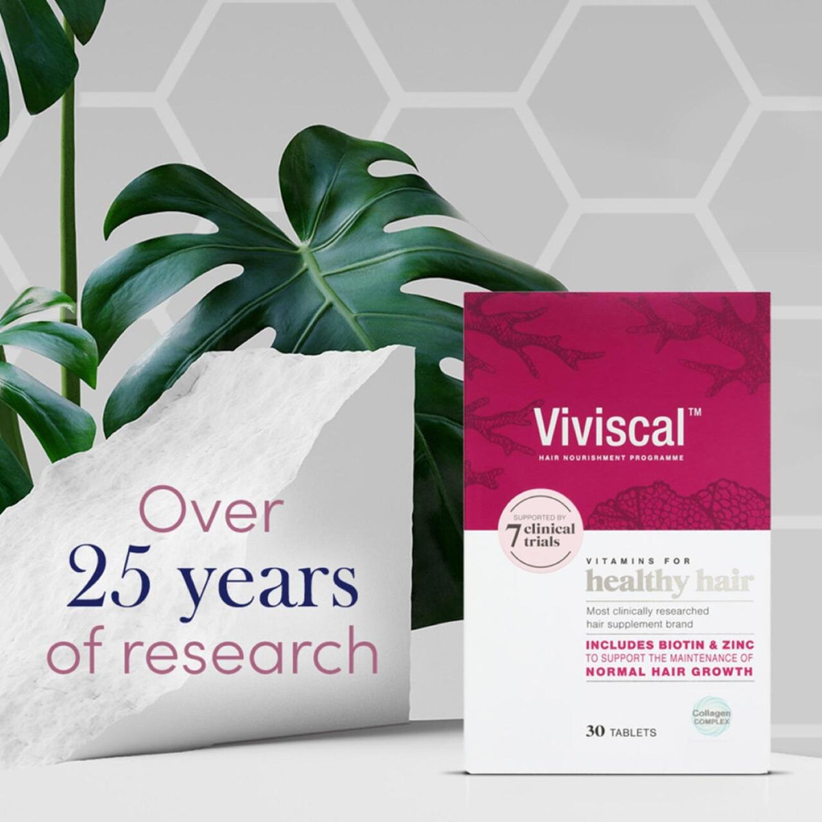 VIVISCAL - Promotes Existing Hair Growth ( 30 tablettes )